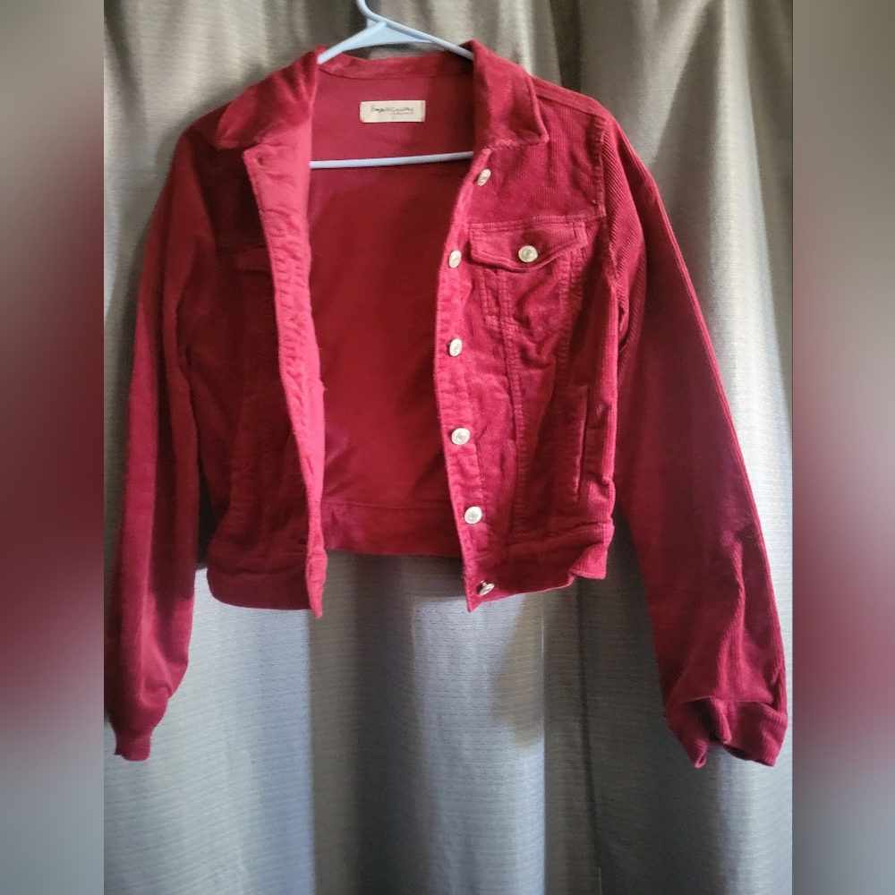 Dark red jacket from Impressions
